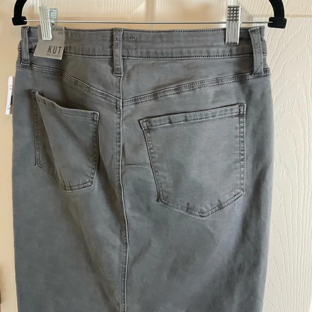 KUT FROM THE KLOTH Midi Denim Skirt size 8